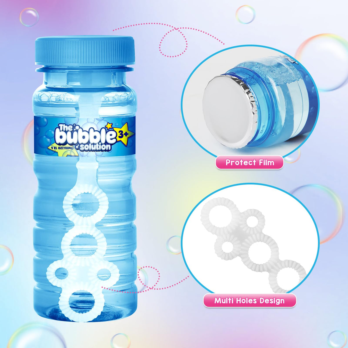 Shemira color bubbles pack enhances outdoor gatherings and visual excitement