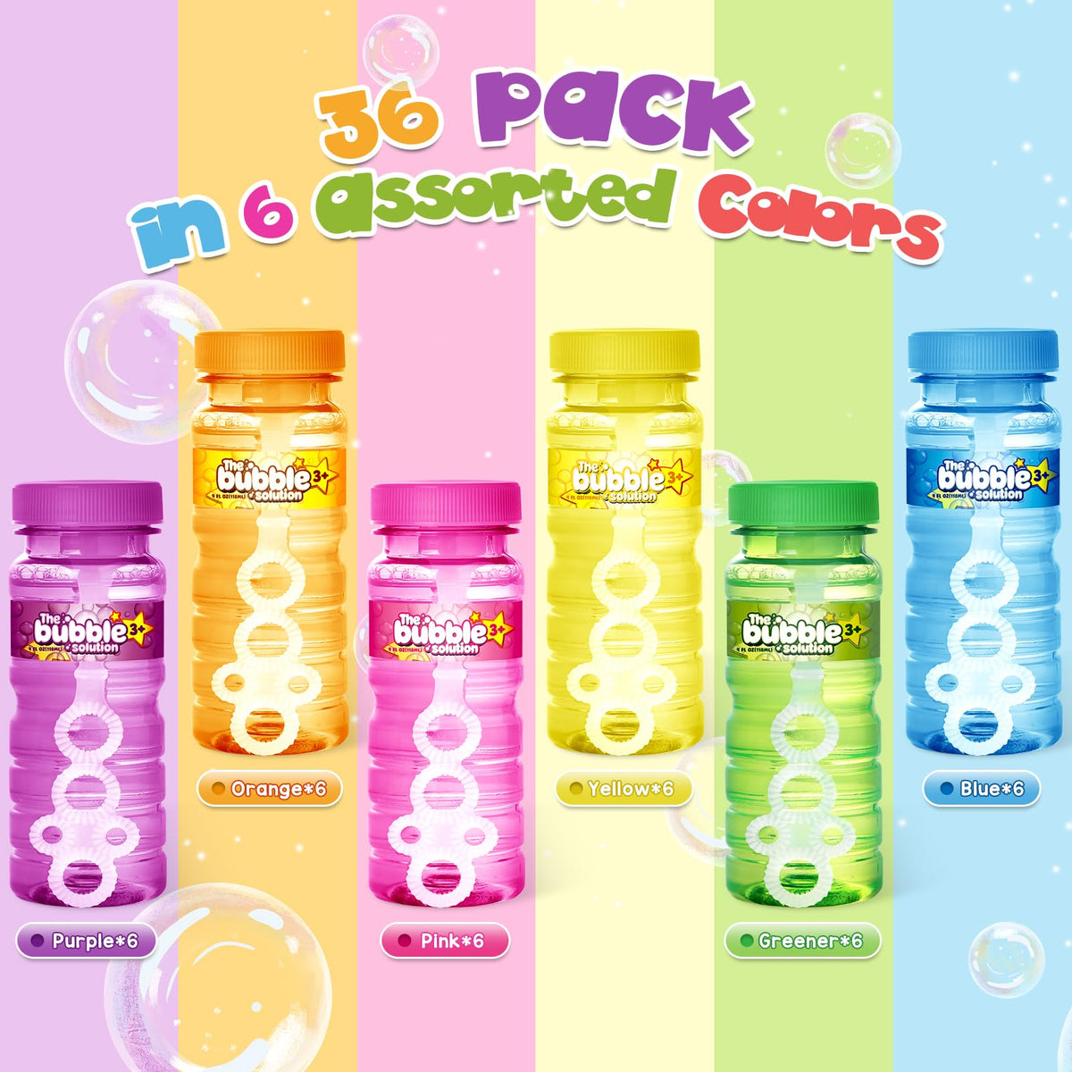 Shemira bubble solution 4 oz bottle ready for quick setup and play
