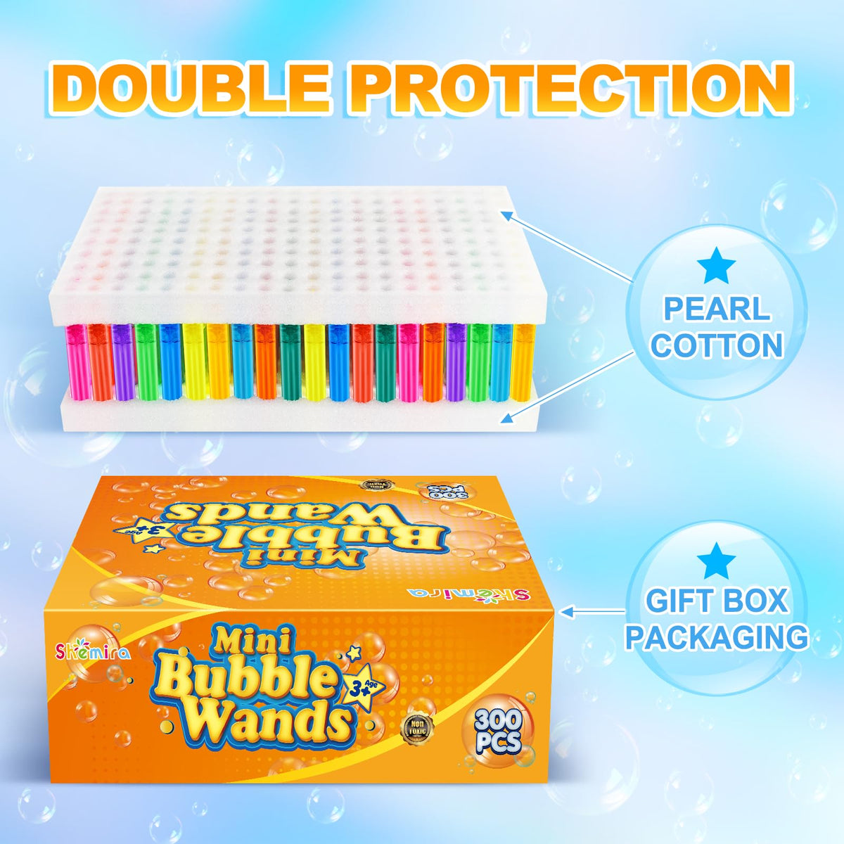 Bright colors and durable tubes encourage sharing and easy cleanup after playtime.