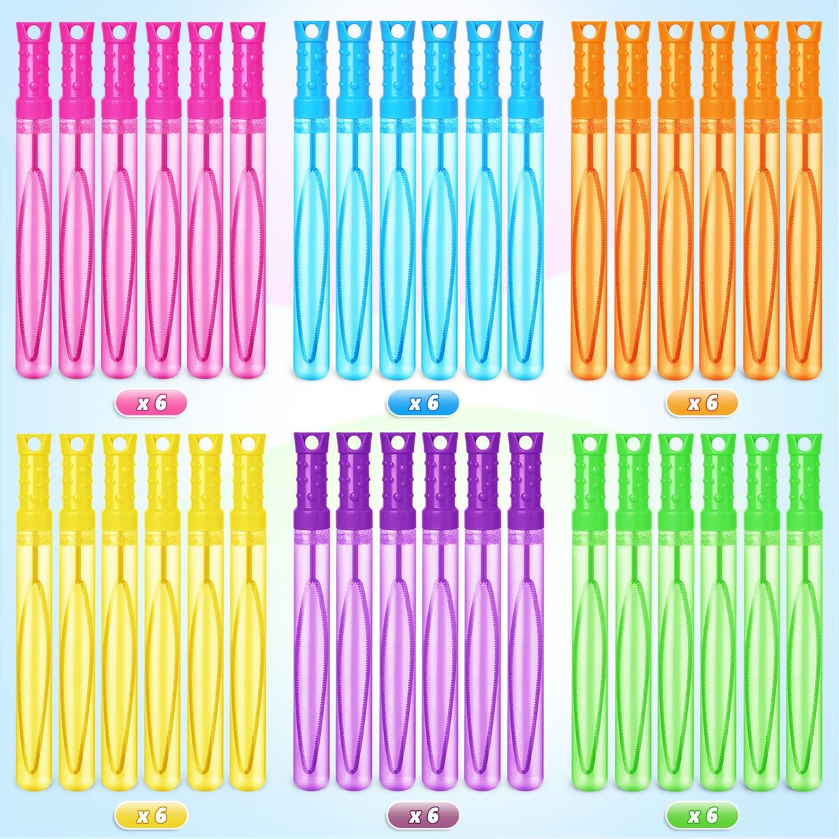 Shemira bubble wands boxed packaging keeps contents secure.