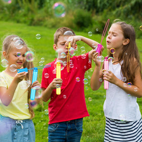 Shemira bubble wands perfect for classroom prizes, goodie bags, and party decor.