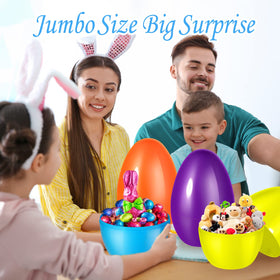 Shemira colorful bright Easter eggs pack ideal for baskets and decor