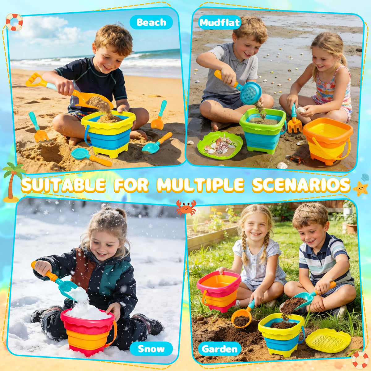 Shemira detachable beach rake adds variety to beach play
