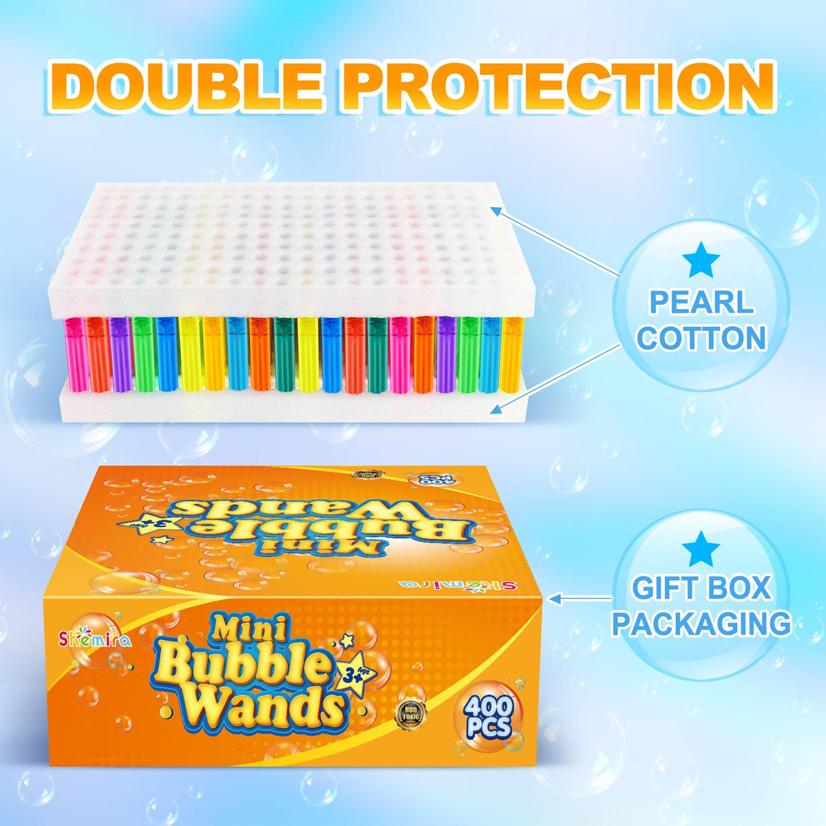 Shemira Durable plastic wand—lasting for outdoor and indoor play.