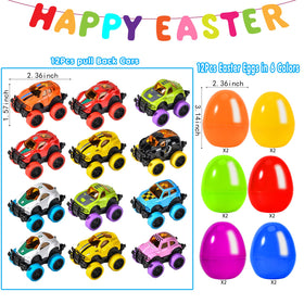 Shemira gift box packaging showcases 12 egg fillers and 8 car designs.