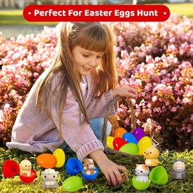Shemira egg hunt setup with 12 color eggs for festive events.