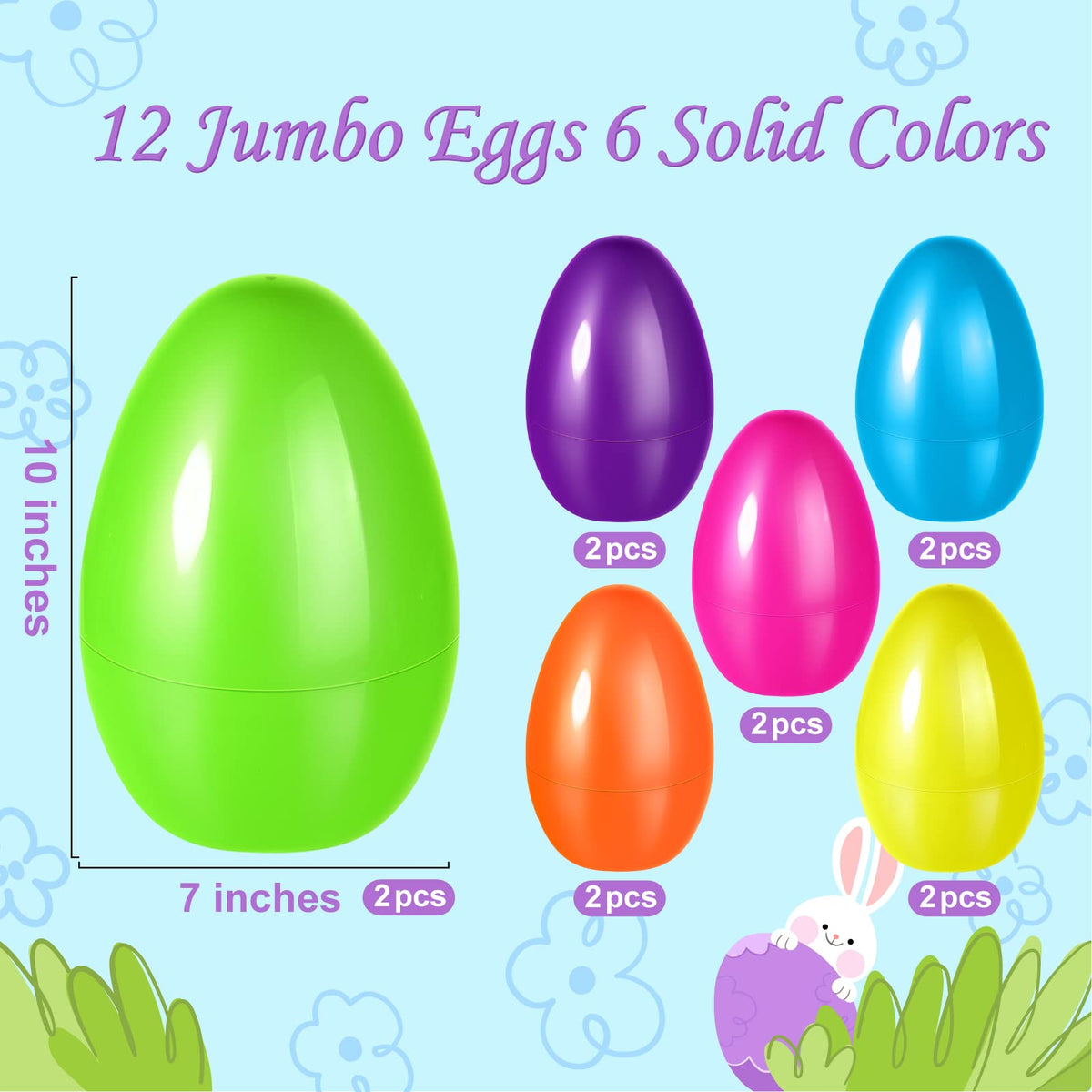 Shemira fillable Easter eggs opened to reveal space for treats