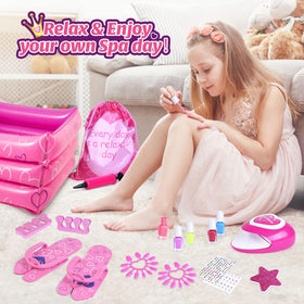 Shemira Gift Set nail art stickers inspires colorful, creative designs for tiny fashionistas.