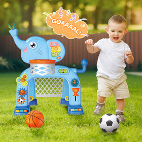 Shemira indoor-outdoor playset supports active learning and parent-child interaction.
