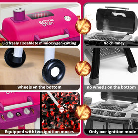 Shemira grill's tool-free assembly helps setup in minutes