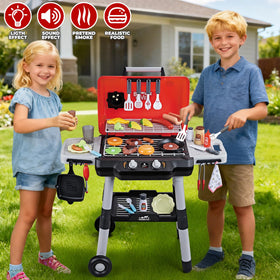 Shemira accessories kit includes tools and pretend food for imaginative play.