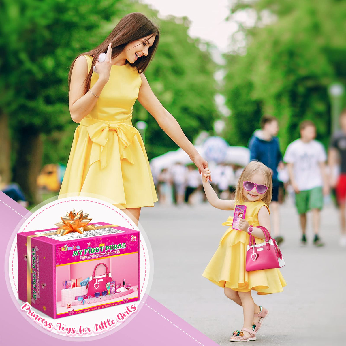 Shemira Play Purse car keys with sounds for interactive play