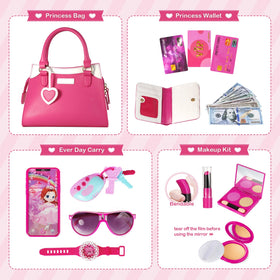 Shemira Play Purse pink open compartment for easy access