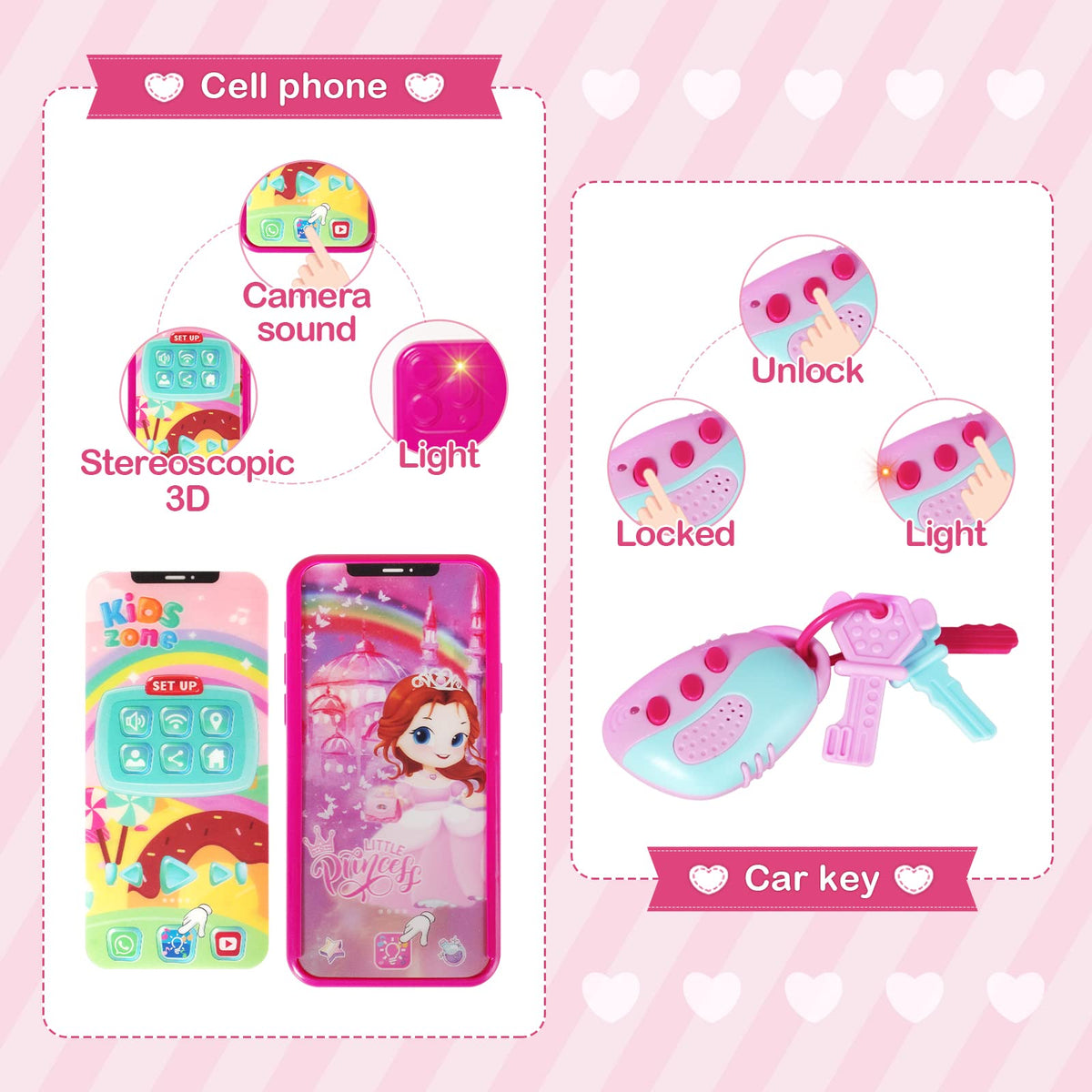 Shemira Play Purse wallet and cards for pretend shopping