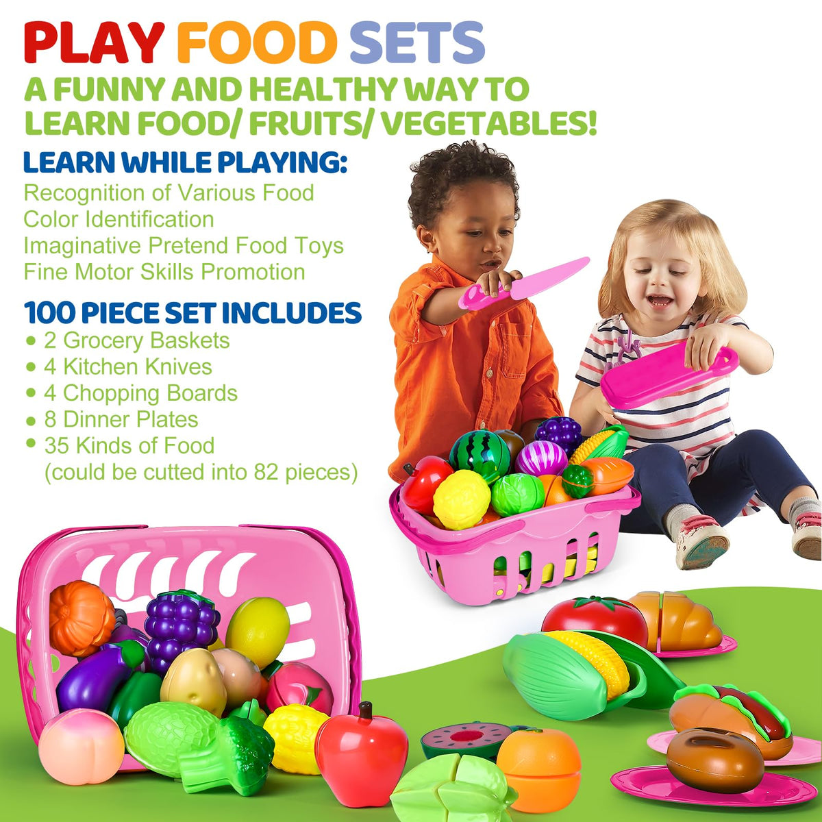 Shemira portable play food set ideal for outings