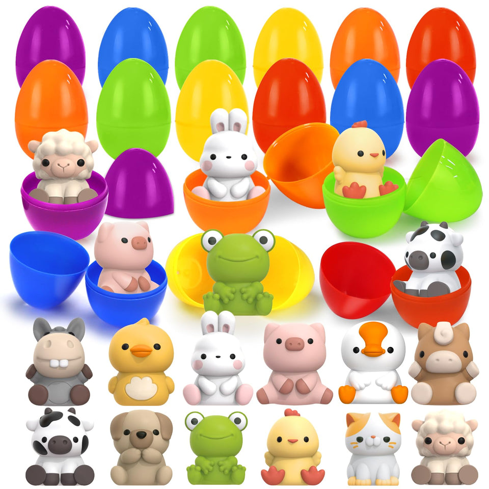 Shemira prefilled Easter egg with puppet inside, ideal for kid-friendly egg hunts.