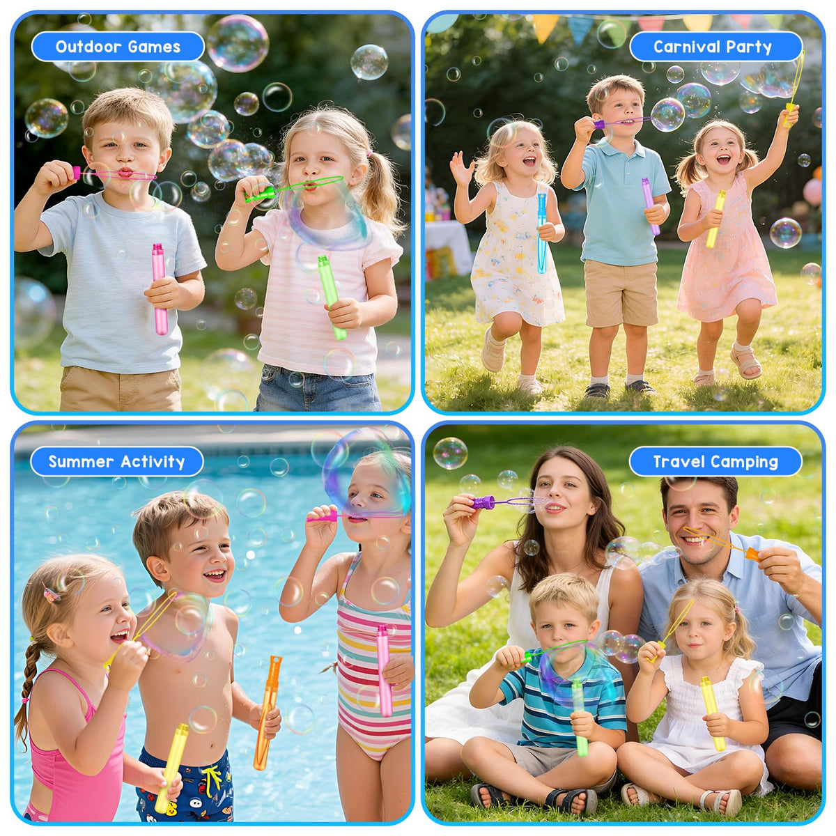 Shemira wedding and event guests enjoy playful bubble activities.