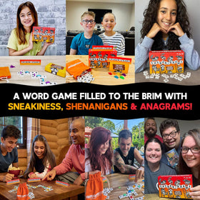 Shenanigrams steal-and-tag mechanism lets players steal words and twist the lead creatively.