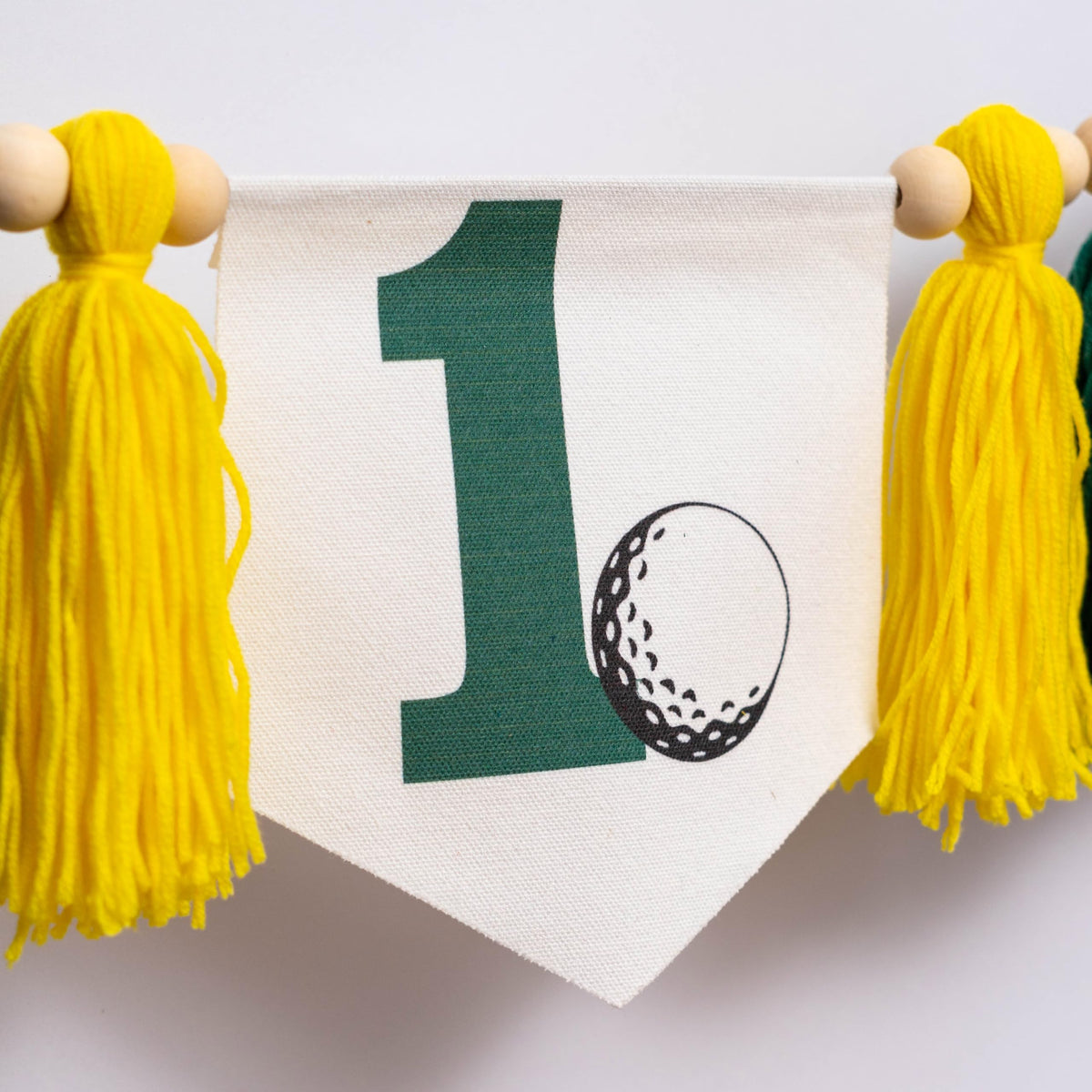 Sherkarmiu golf first birthday decor complete set for a coordinated celebration.