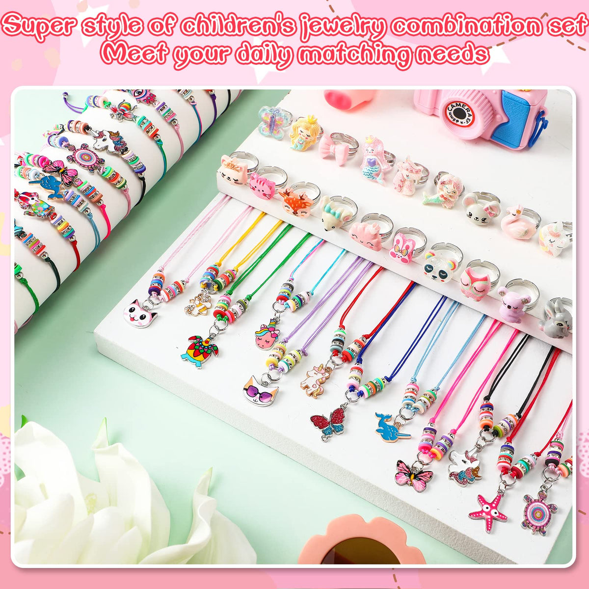 Sherr colorful pendants showcase princess mermaid and animal themes