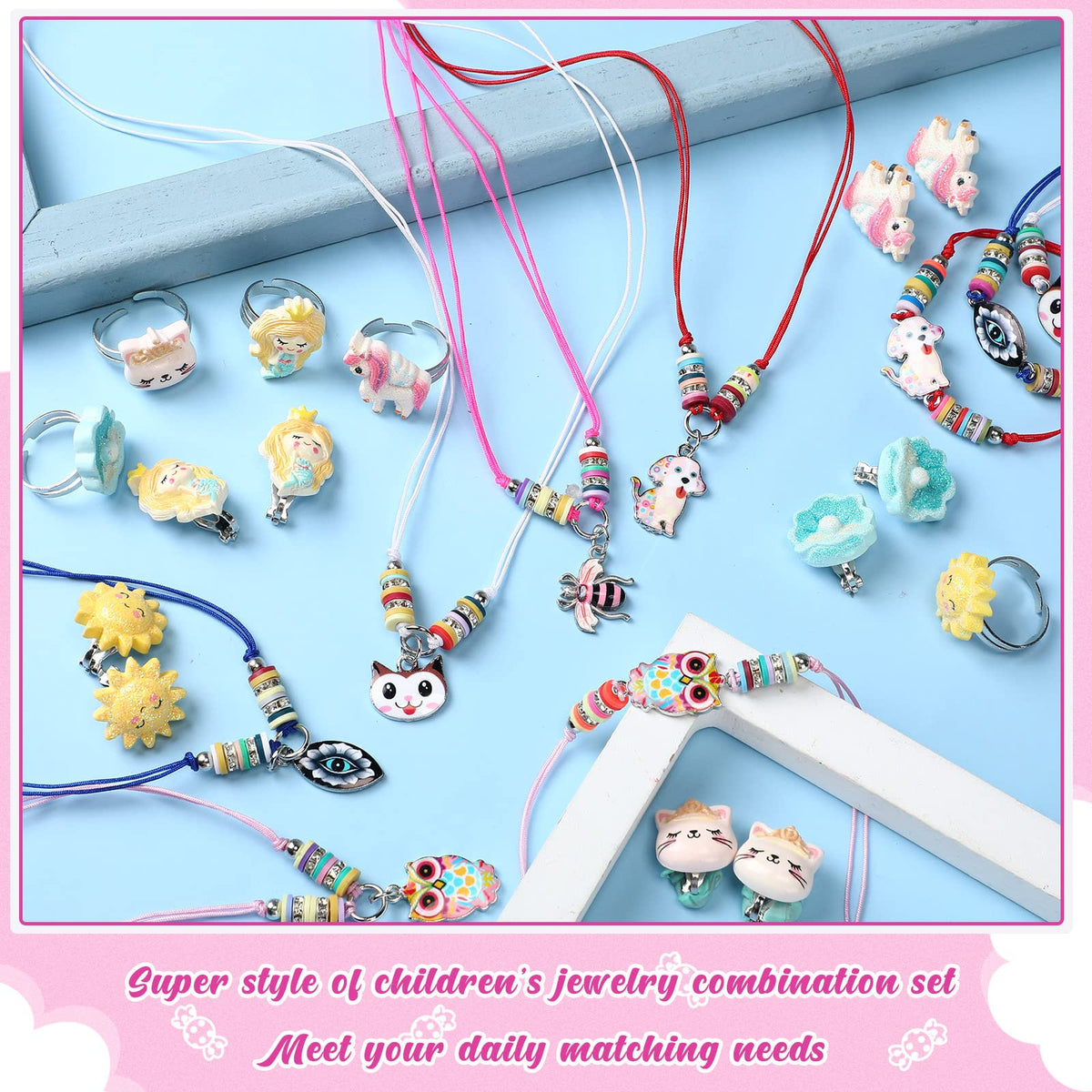 Sherr independently packaged necklace to prevent knots after opening