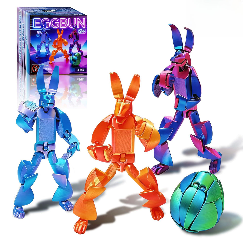 SHGIUOAX transforming egg to bunny for endless Easter fun and sensory play.