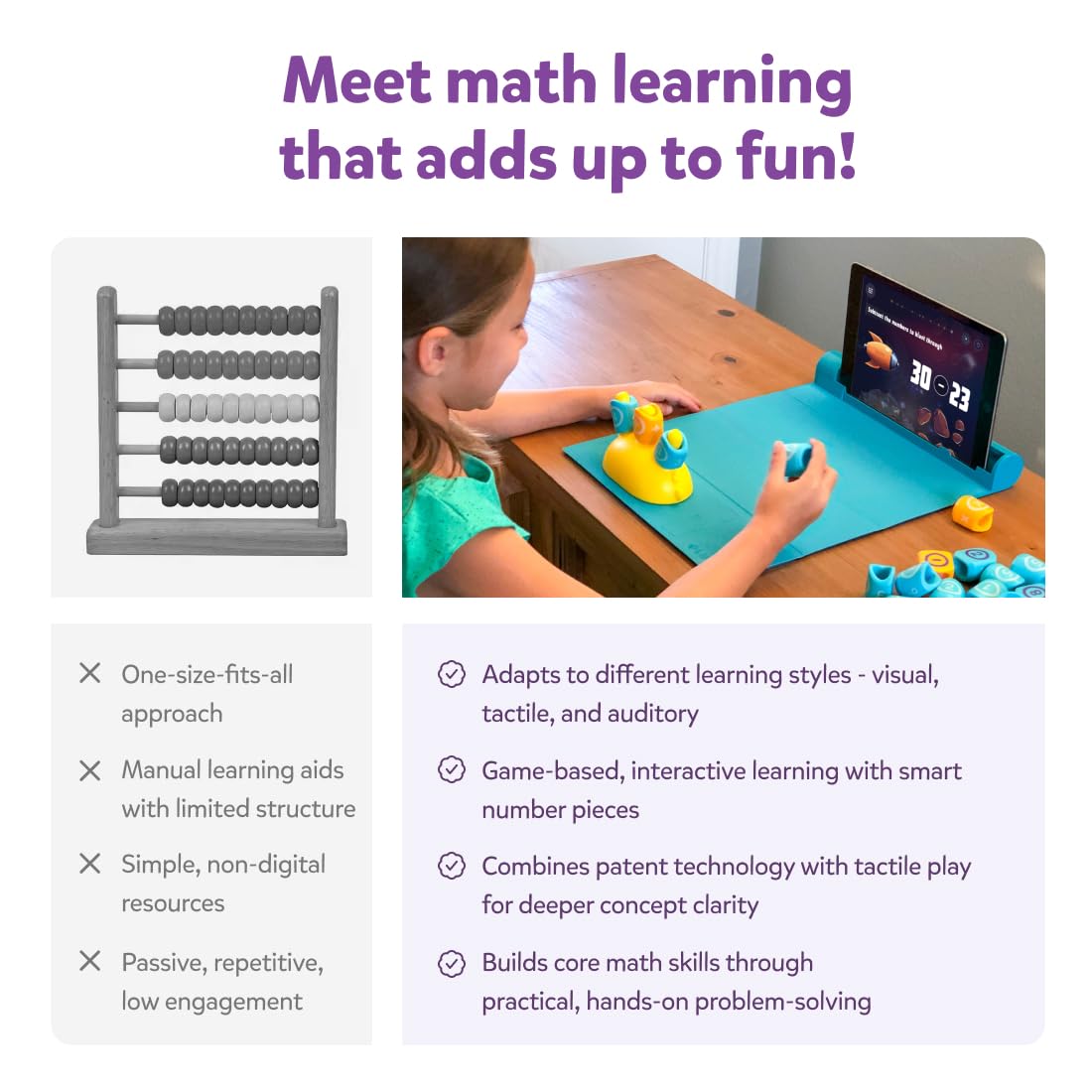 Shifu Plugo Count arithmetic operators tiles for hands-on calculations