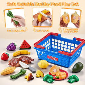 Shimfun burger fries: realistic pieces inspire imaginative meals and cooperative play with friends.