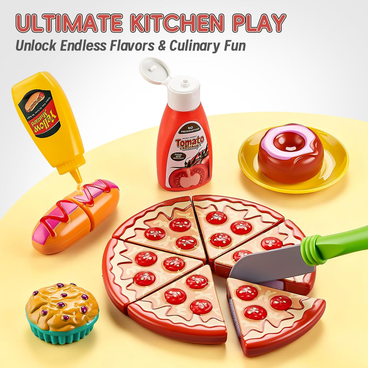 Shimirth cuttable steak for authentic, multisensory kitchen play