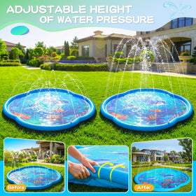 Shinepool portable splash pad compact design for travel and storage.