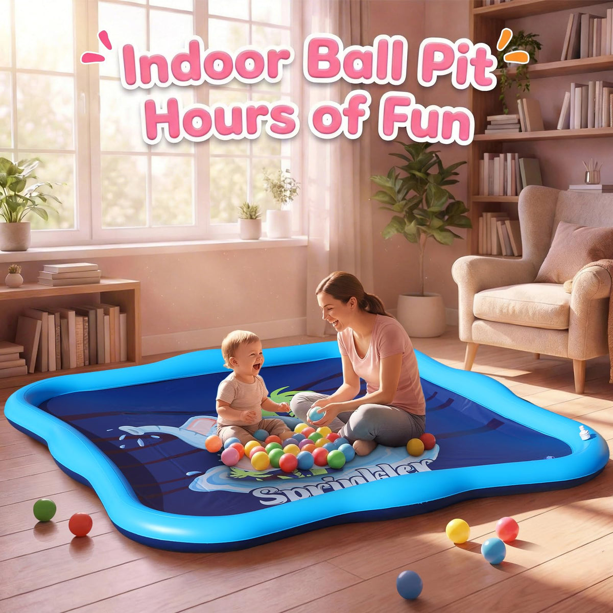 Shinepool setup with a garden hose for instant outdoor fun