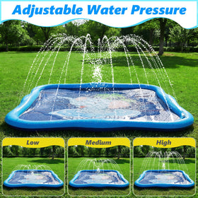 Shinepool splash pad usable indoors and outdoors for versatile play