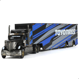 SHINESIGNAL 1:64 International LoneStar truck model front view for display.