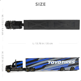 SHINESIGNAL 1:64 LoneStar model side view with glossy blue-black finish.