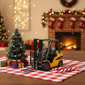 SHINESIGNAL Liftable Forklift Toy articulating arm elevates for interactive pretend work.
