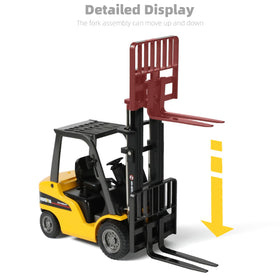 SHINESIGNAL Liftable Forklift Toy articulating arm detail for realistic play.