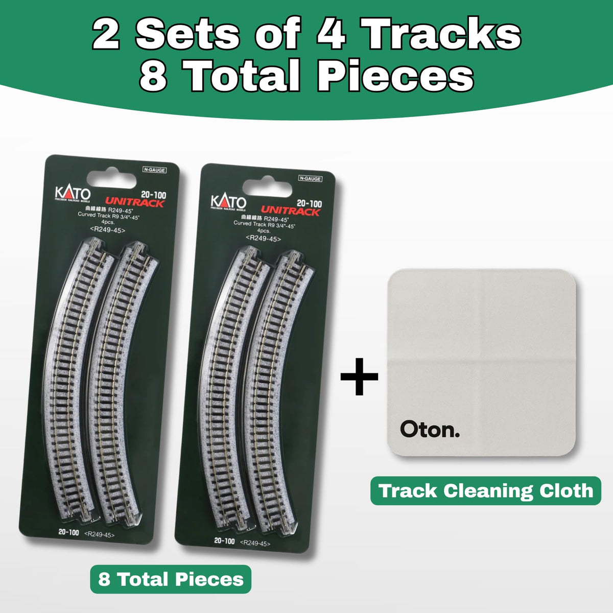 SHINEVATE cleaning cloth for track maintenance and dust removal.