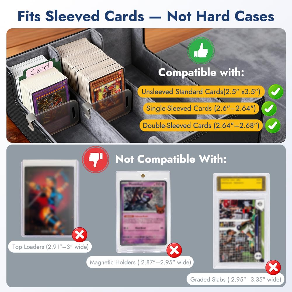 Shintop PU leather exterior protects cards during daily use