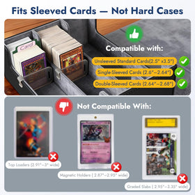 Shintop PU leather exterior protects cards during daily use