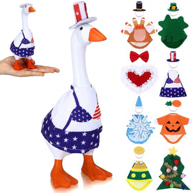 Shinylin eight-set St Patrick's Day goose costumes for year-round porch charm