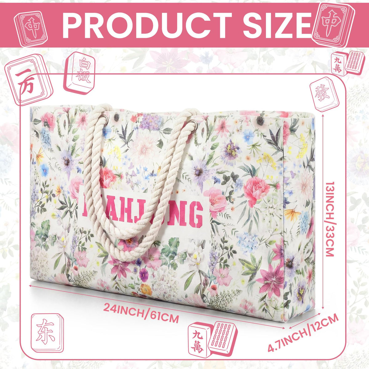 Shinylin tile pouch secures tiles with a zip for quick setup.