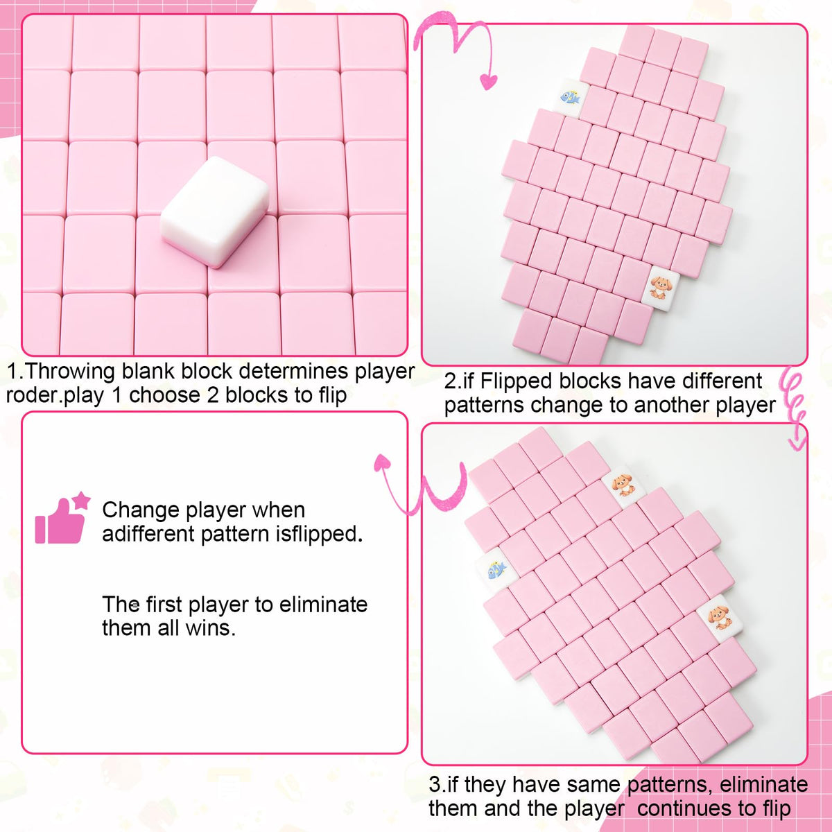 Drawstring bag included keeps Shinylin tiles organized on the go