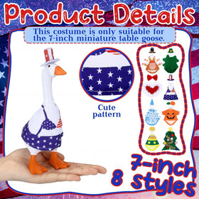 Shinylin Valentines Day goose costume adds playful seasonal flair to desk decor
