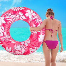 ShinyRelief floats ideal for backyard pools and tropical vacations.