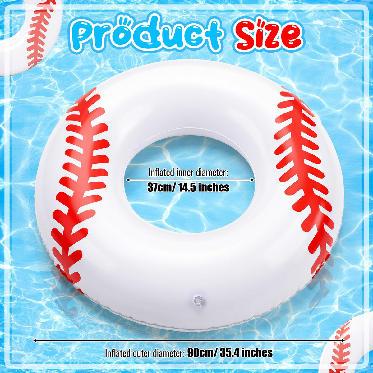 ShinyRelief basketball-pattern pool ring ideal for sunny beach days.