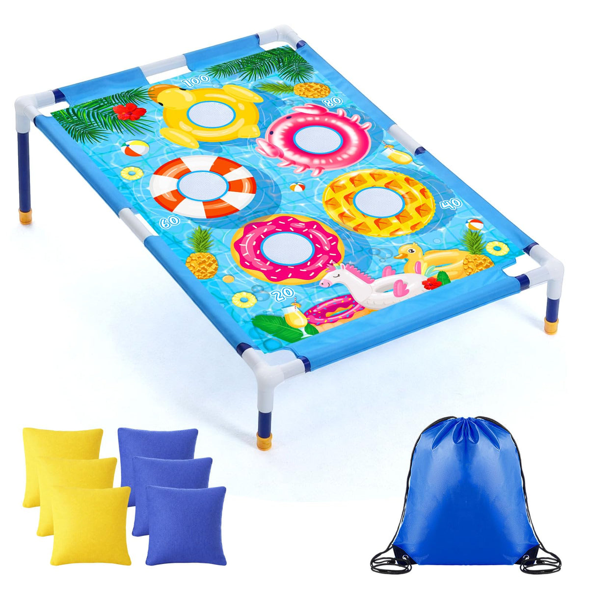 ShinyRelief bean bag toss board ready for backyard play and weekend fun