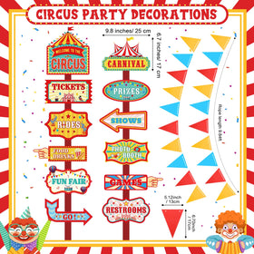 ShinyRelief carnival pennant banner adds color and movement to spaces.
