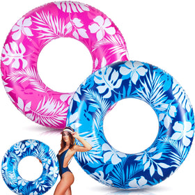 ShinyRelief adult pool float in blue offering roomy 42-inch lounging space