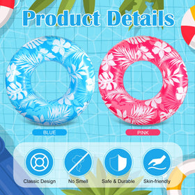ShinyRelief pool float with tropical leaf design for stylish pool days.