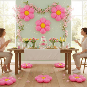 Lightweight, portable floats suitable for travel and outdoor events.